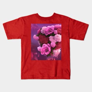 heart of roses Kids T-Shirt